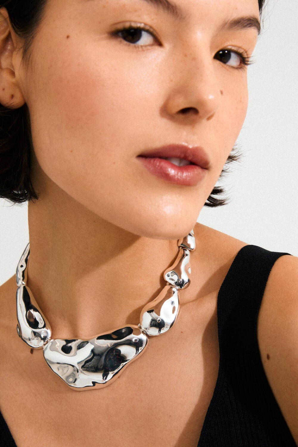 Free Statement halskæde - sølvbelagt